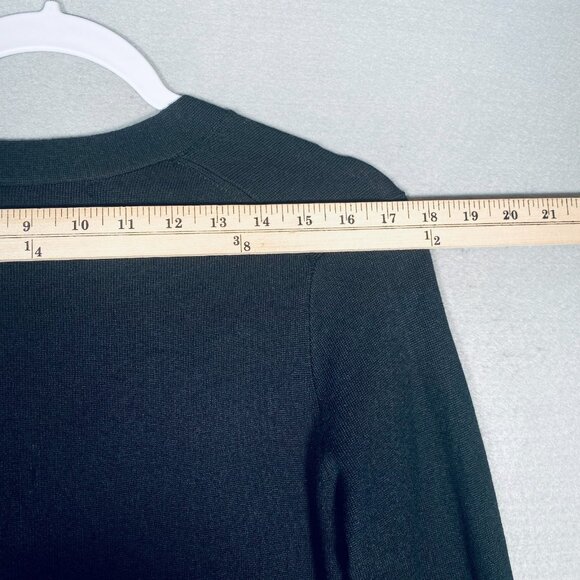 Polo Ralph Lauren Merino Wool Sweater S Black Boyfriend Fit Cardigan NWT - Picture 9 of 13